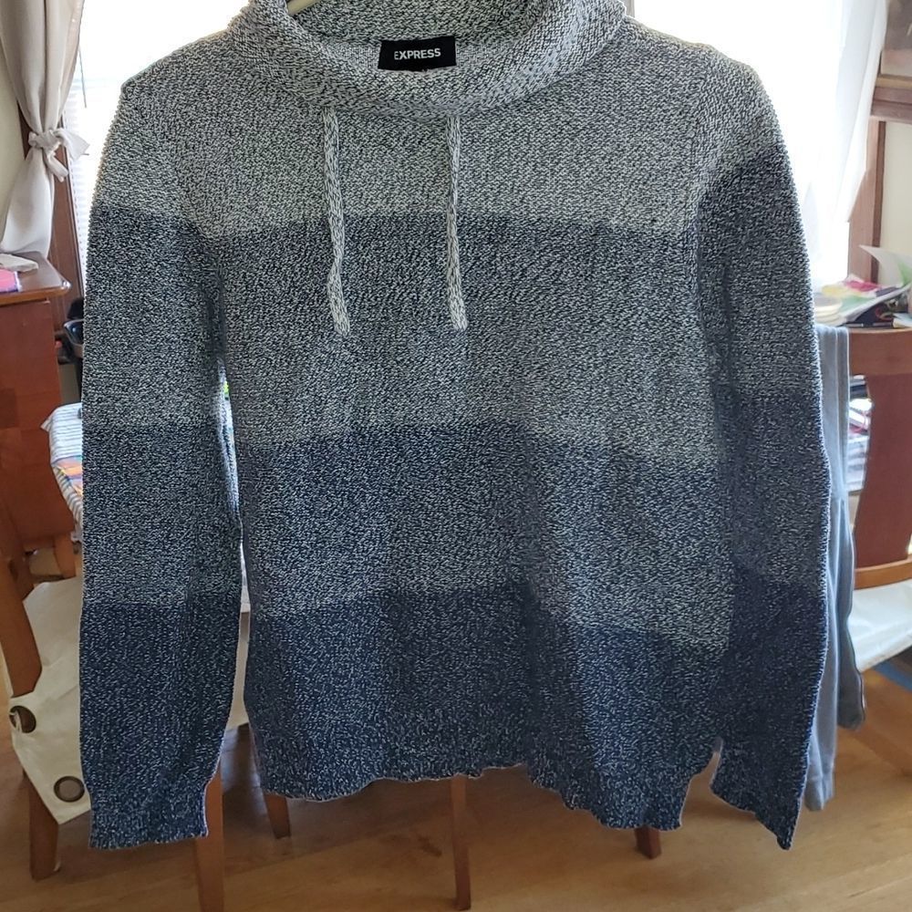 Womans Express Long Neck Sweater